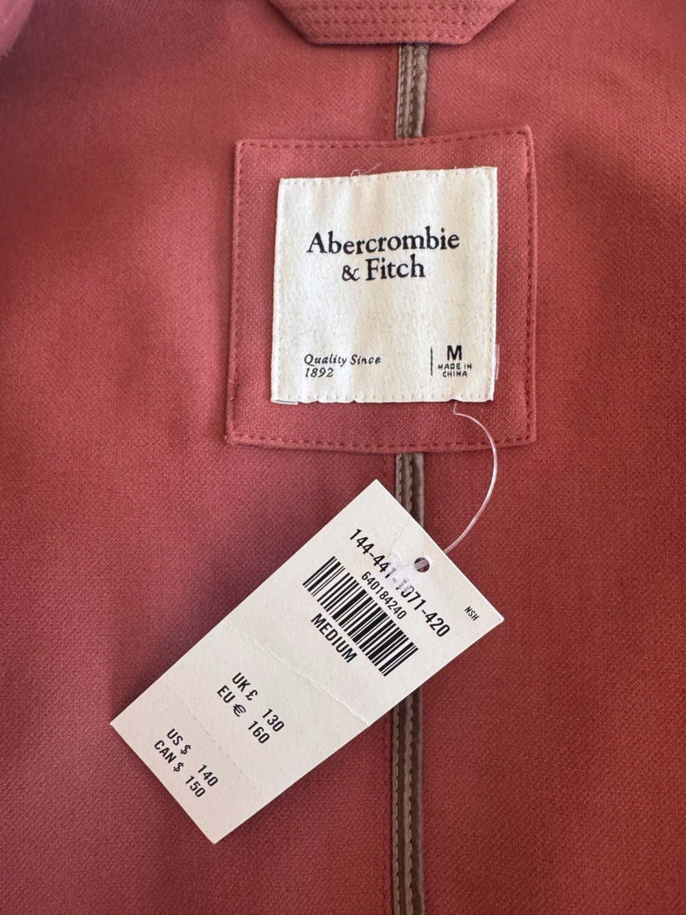 Abercrombie & Fitch Drapey Trench Coat - Picture 8 of 9